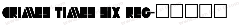Crimes Times Six Reg字体转换